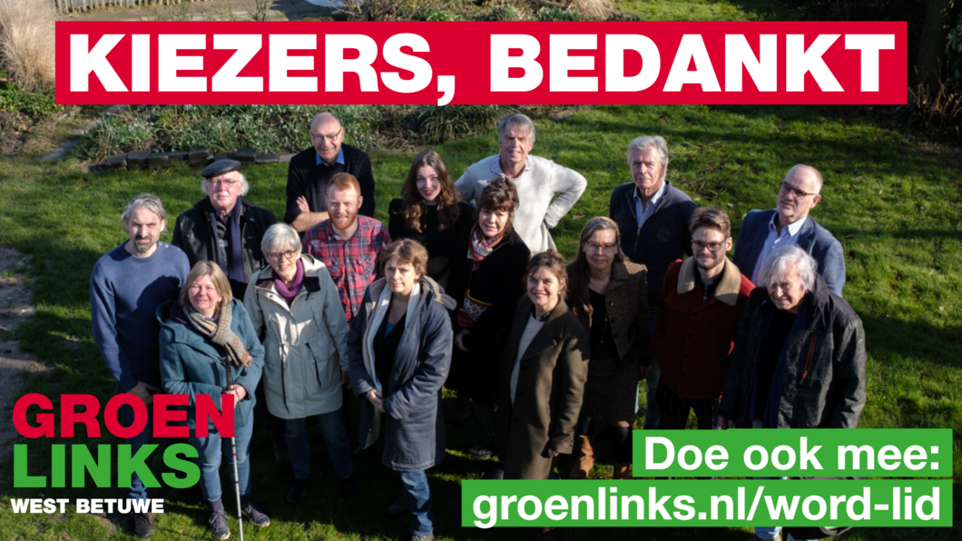 bedankt